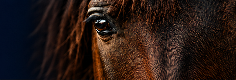 Horse close up